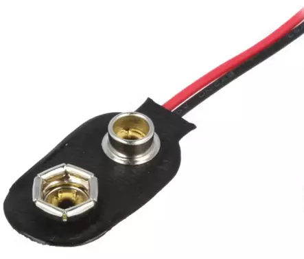 9V Neppariliitin johdolla - Virransyöttöliittimet - 99981 - 1