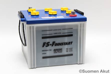 Finnstart 60030 12v 100Ah 760SAE Neliö - Muiden merkkien käynnistysakut - 29001 - 1