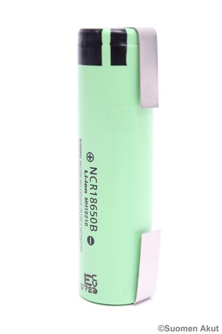 Panasonic NCR18650B 3.7V 3400mAh Liio JK - Liion Juotoskorvalliset kennot - 995181 - 1