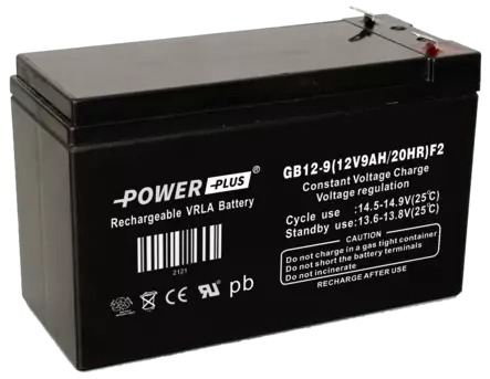 Power Plus Agm-akku 12V 9Ah - AGM ajovoima- ja teollisuusakut - 2121 - 3