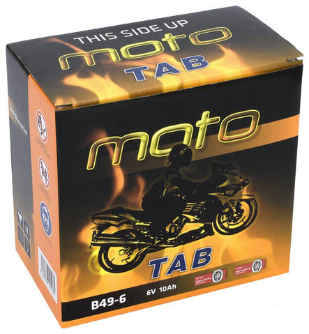 TAB Mp-Akku B49-6 6V 10Ah - MP- ja kelkan korkilliset vakioakut - 8435336101961 - 2