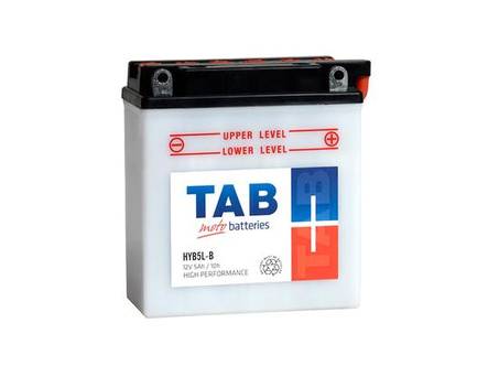 TAB Mp-Akku YB5L-B/HYB5L-B 12V 5Ah - MP- ja kelkan korkilliset vakioakut - 105741 - 1