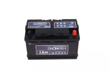 Aokly AGM L4 akku 12V 80Ah 800A(EN - Muiden merkkien käynnistysakut - 75301 - 1