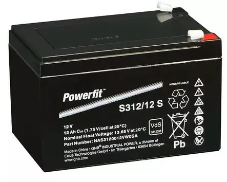 Powerfit Agm-Akku 12v 12Ah S312/12SR - AGM ajovoima- ja teollisuusakut - 74586321 - 1