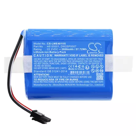 Robottileikkurin Akku 22.2v 2600mah - Robottiruohonleikkuriakut - 4894128182771 - 2