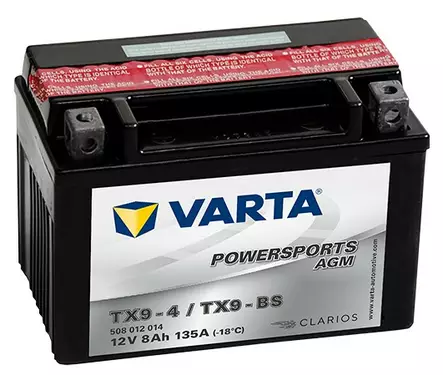 Varta Mp-Akku TX9-BS 12V 8Ah135A(En) - AGM MP- ja kelkan akut - 4016987127391 - 1