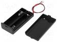 Paristotelineet 2 x AA Johdoilla kotelo - Paristokotelot - 888021 - 1