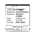 Doro puhelimen tarvikeakku 622 CS 800mah - Doro kännykän akut - 4894128080541 - 3