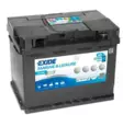 Exide Dual AGM EP500 12V 60Ah 680A En - Exide vene- ja vapaa-ajan akut - 3661024036511 - 1