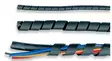 Kaapelinsuojaspiraali 12mm musta - Kutistesukat ja suojaputket - 8054320286721 - 1