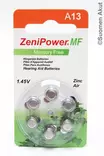 ZeniPower Kuulolaiteparisto A13MF 1,45V - Kuulolaiteparistot - 6923601285031 - 1
