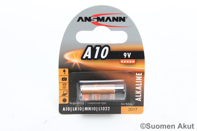 Ansmann Alkaliparisto A10/LR10 9V - A10 alkaliparistot - 4013674021321 - 1
