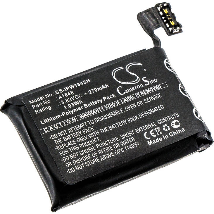 Apple Akku 3.82v 270mah A1848 CS - Apple älykellojen akut - 4894128137481 - 1
