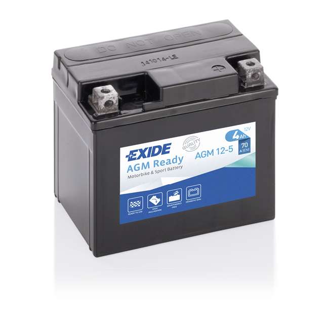 Exide Mp-Akku AGM12-5 12V 4Ah - AGM MP- ja kelkan akut - 3661024033961 - 1