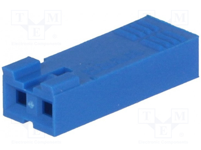 FCI Liitinkotelo 2.54mm Napaluku 2 - Virransyöttöliittimet - 100021 - 1