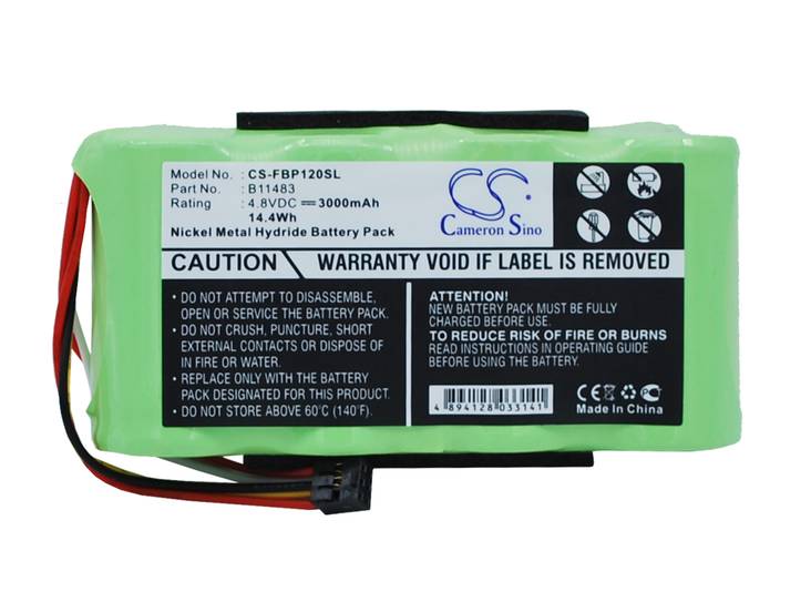 Fluke akku 4.8V 3000mah Nimh CS BP120 - Mittalaiteakut - 4894128033141 - 1