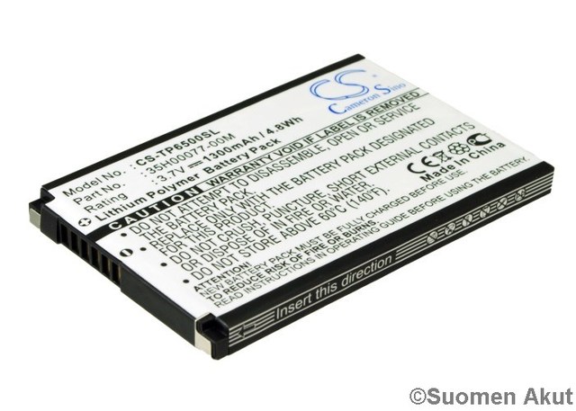 HTC akku P6500 3.7v 1300mAh Liion - HTC ja PDA -akut - 4894128020721 - 1