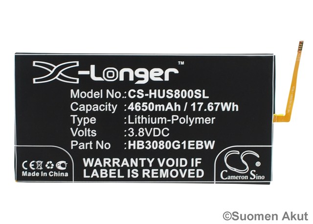 Huawei S8-301L Tablet tarvikeakku CS - Muiden merkkien tablettien akut - 4894128099031 - 1