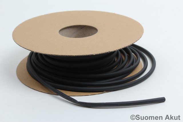 Kutisteletku musta 2:1 3,2mm-1,6mm 1M - Kutistesukat ja suojaputket - 471203217081 - 1