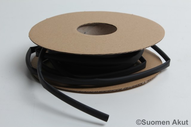 Kutisteletku musta 2:1 4,8mm-2,4mm 1M - Kutistesukat ja suojaputket - 471204817081 - 1