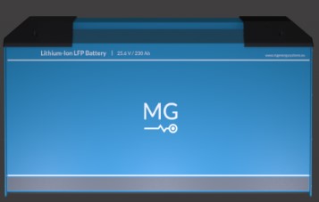 MG LFP 230 25,6V/230Ah/5.8kWh - Li-ion ajovoima- ja teollisuusakut - 2132110031 - 1