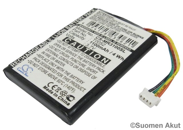 Magellan GPS-akku 3.7v 1100mAh Lion - Muiden merkkien navigaattorien akut - 4894128030621 - 1