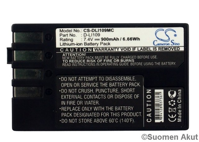 Pentax akku K-2 7.4V 900mAh - Pentax kameranakut - 4894128037361 - 1