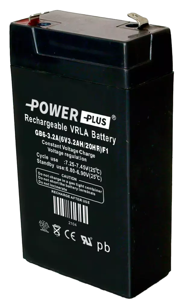 Power plus Agm-akku 6V 3,4Ah - AGM ajovoima- ja teollisuusakut - 210411 - 1