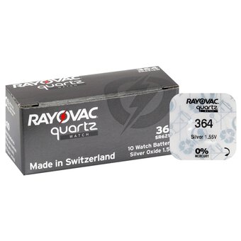 Rayovac Kellonparisto 364/SR621SW 1.55V - Rayovac kellonparistot - 121211 - 1