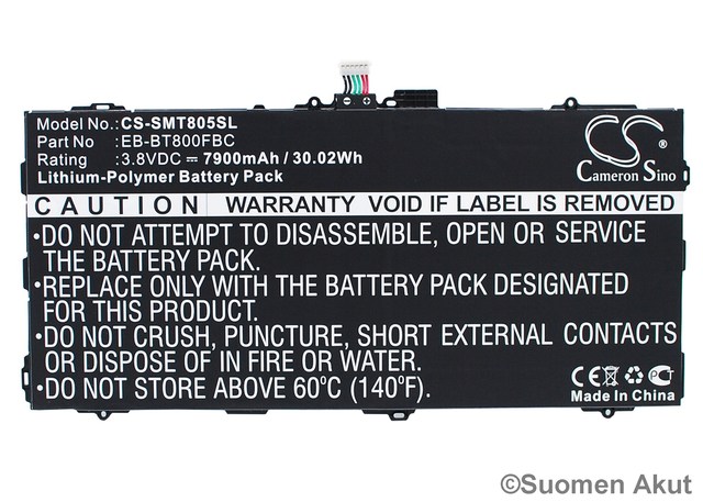 Samsung Galaxy Tab S 10.5 Tablet Akku CS - Samsung tabletin akut - 4894128095101 - 1