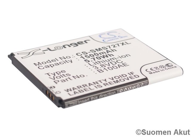 Samsung puhelimen tarvikeakku B100AE CS - Samsung kännykän akut - 4894128077961 - 1