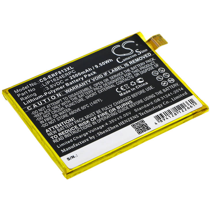 Sony Ericsson F8131 3.8V 2500mAh Li-po - Sony Ericsson kännykän akut - 4894128122661 - 1