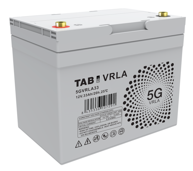 TAB Agm-akku 5GVRLA33 12V 33Ah - AGM ajovoima- ja teollisuusakut - 8435336107291 - 1