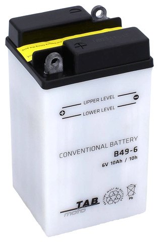 TAB Mp-Akku B49-6 6V 10Ah - MP- ja kelkan korkilliset vakioakut - 8435336101961 - 1