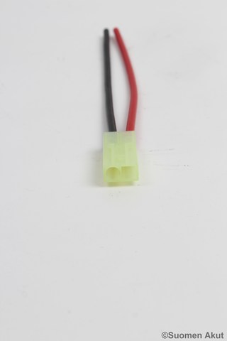 Tamiya Mini liitin naaras 10cm johd18AWG - Virransyöttöliittimet - 3021 - 1