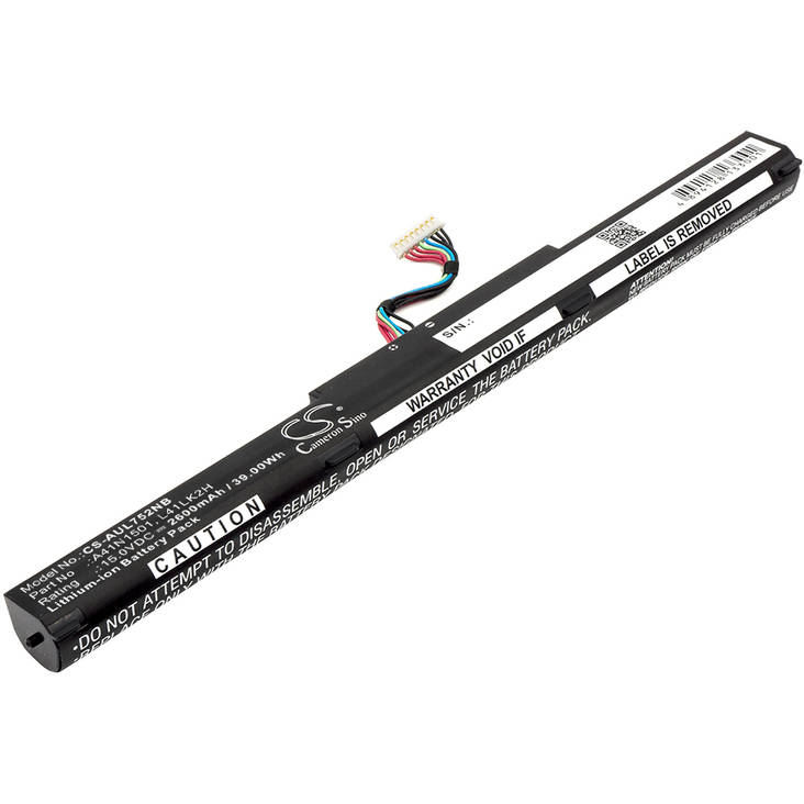 Tietokoneen Akku ASUS 15V 2600mA(548) - Asus kannettavan akut - 4894128133001 - 1