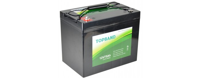 Topband TB1275 Li-ion akku 12,8V 75Ah - Li-ion ajovoima- ja teollisuusakut - 2172991 - 1