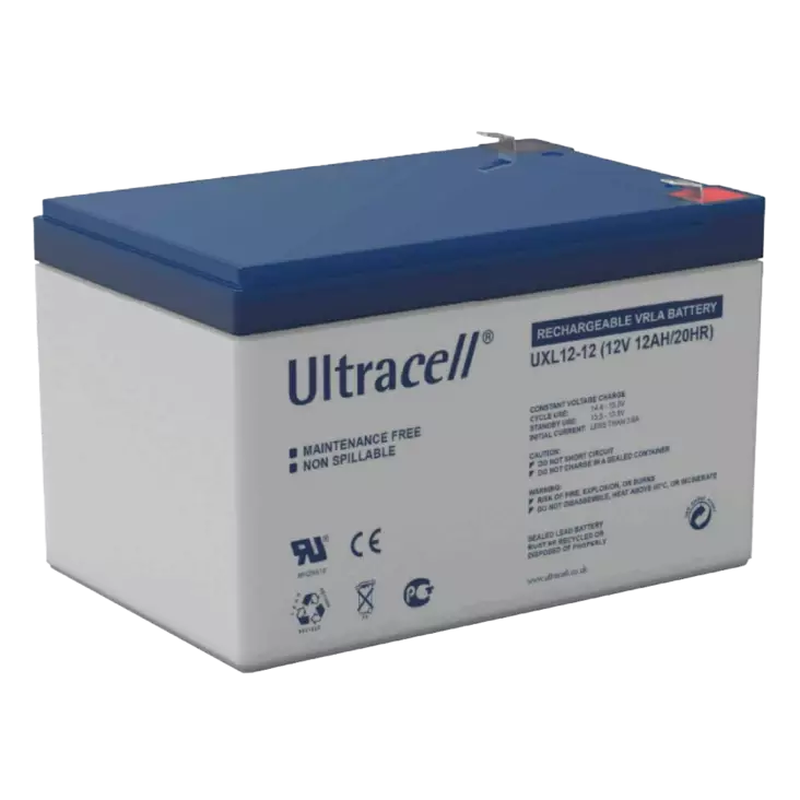 Ultracell UXL12-12 Agm-akku 12V 12Ah - AGM ajovoima- ja teollisuusakut - 212131 - 2