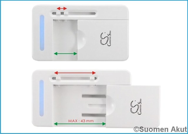 Universal laturi USB-johdolla akuille - Mobiililaitelaturit - 4894128055921 - 1