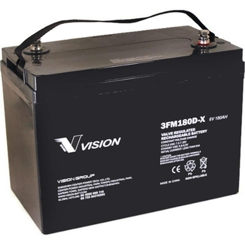 Vision 3FM180D-X Agm-akku 6v 180Ah/10HR - AGM ajovoima- ja teollisuusakut - 214911 - 1