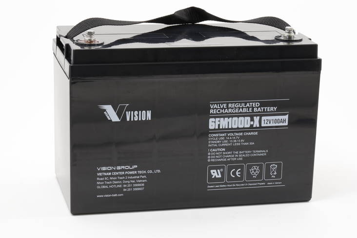 Vision Agm-Akku 6FM100D-X 12v 100Ah - AGM ajovoima- ja teollisuusakut - 88996710091 - 1