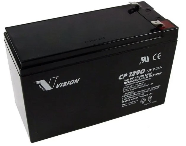 Vision CP1290 Agm-akku 12v 9Ah - AGM ajovoima- ja teollisuusakut - 21492401 - 1