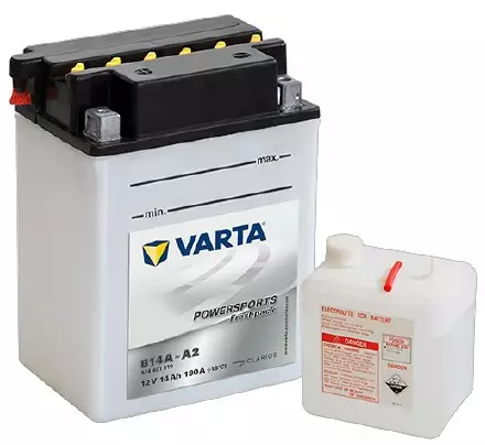 Varta Mp-Akku B14A-A2 12V 14Ah 190A - MP- ja kelkan korkilliset vakioakut - 4016987169421 - 1