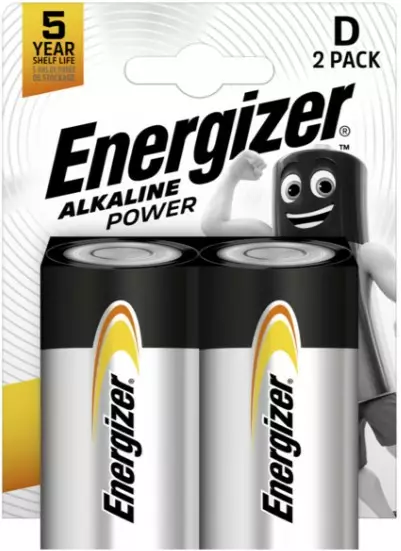 Energizer alkaliparisto 1,5V D 2kpl bli - D alkaliparistot - 7638900297331 - 1