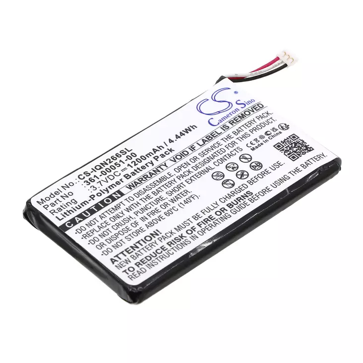 Garmin GPS-akku 3.7v 1200mAh Nuvi2460LMT - Navigaattorin akut - 4894128095521 - 1