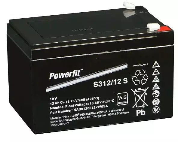 Powerfit Agm-Akku 12v 12Ah S312/12SR - AGM ajovoima- ja teollisuusakut - 74586321 - 1