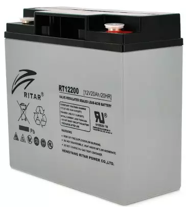 Ritar Agm-akku 12v 20Ah RT12200-F13 - AGM ajovoima- ja teollisuusakut - 21621 - 1