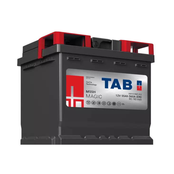 TAB käynnistysakku Magic M55H 12V 55Ah 560A(EN) - Tab käynnistysakut - 3838807026681 - 3