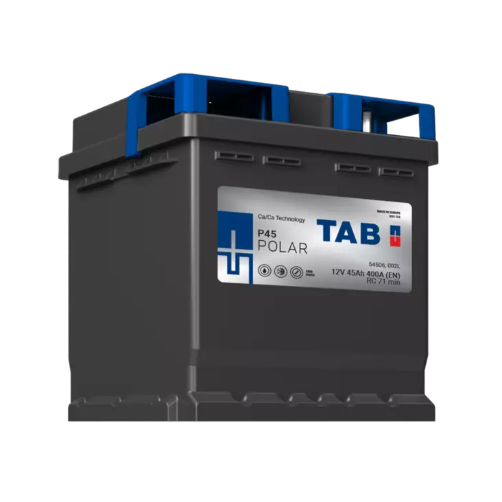 TAB käynnistysakku Polar P45 12V 45Ah 400A(EN - Tab käynnistysakut - 3838807027121 - 2