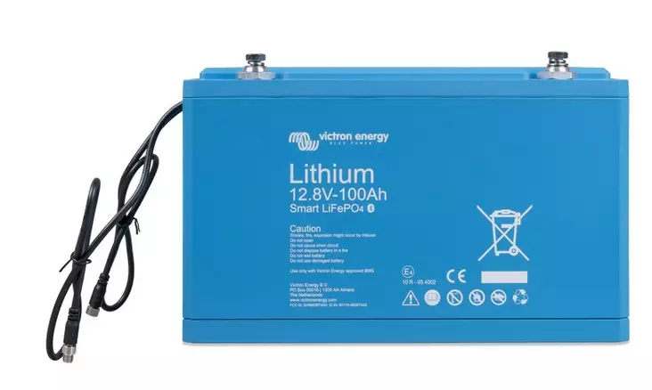 Victron LiFePO4 akku 12,8V/100Ah Smart - Li-ion ajovoima- ja teollisuusakut - 8719076043041 - 1